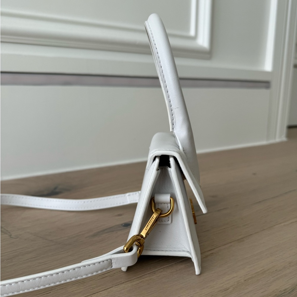 Pristine ⭐️ JACQUEMUS Le Chiquito Mini Crossbody White Leather Bag - Picture 5 of 16